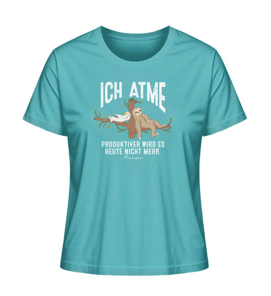 Ich atme Möwe Faultier · Damen Premium Bio T-Shirt 2.0 - Image 6