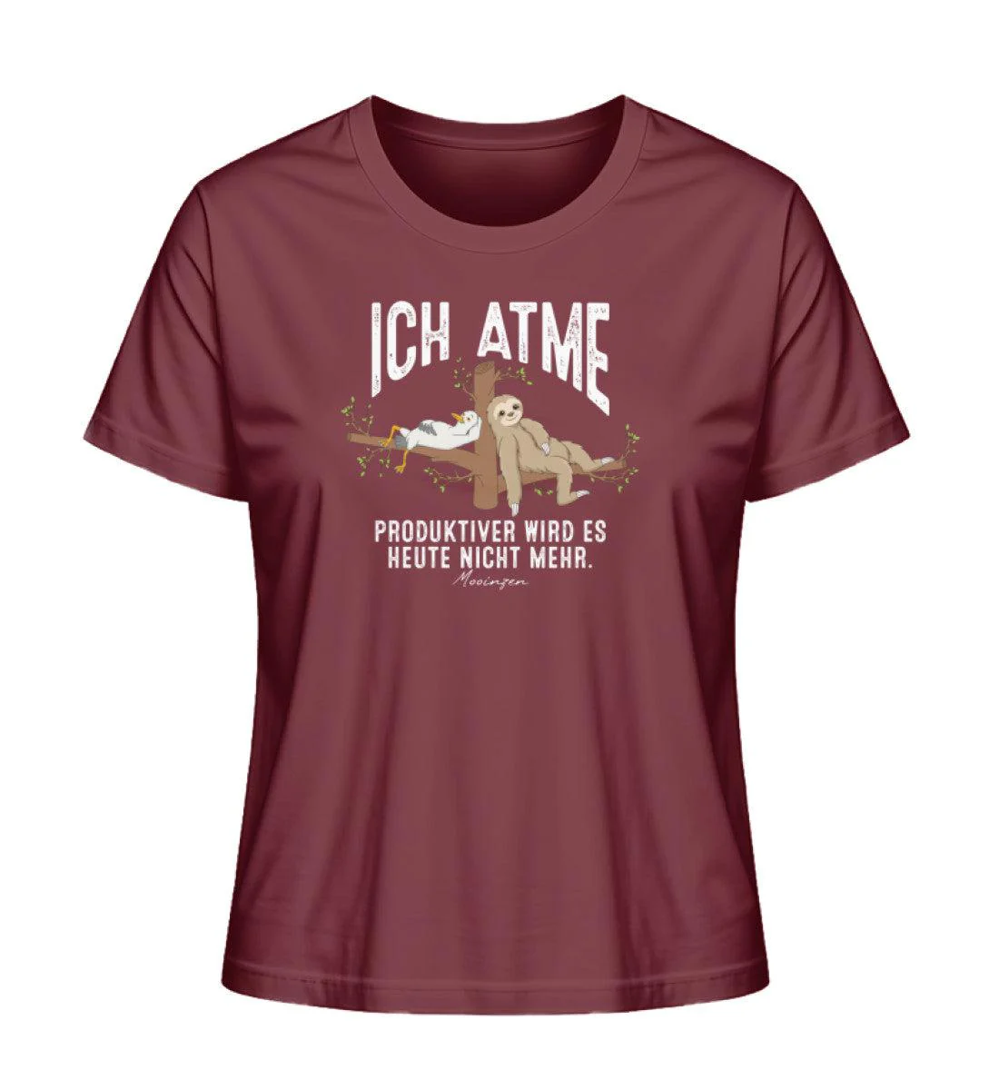 Ich atme Möwe Faultier · Damen Premium Bio T-Shirt 2.0 - Image 7
