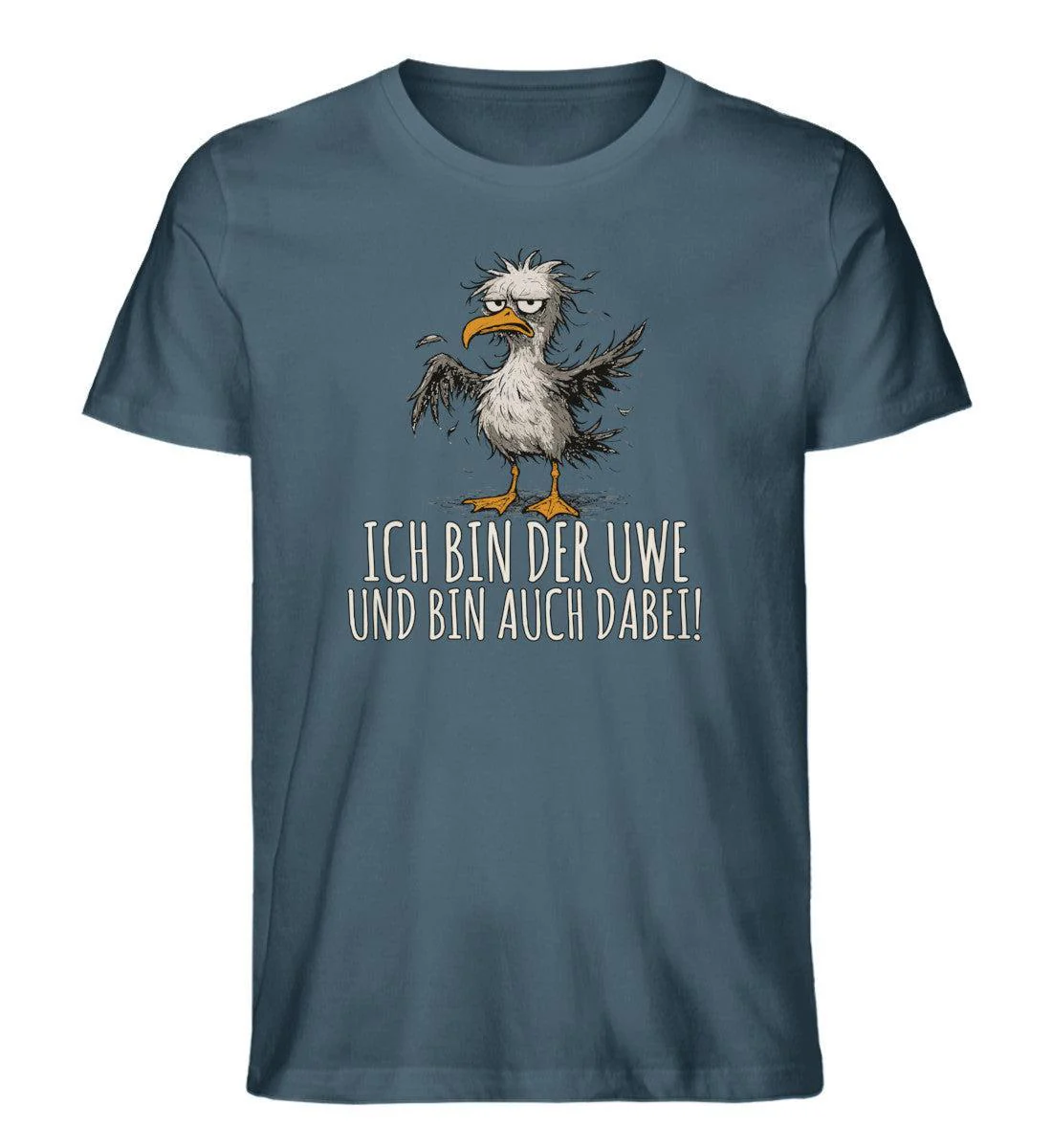 Ich bin der Uwe und bin auch dabei · Herren Premium Bio T-Shirt - Image 3