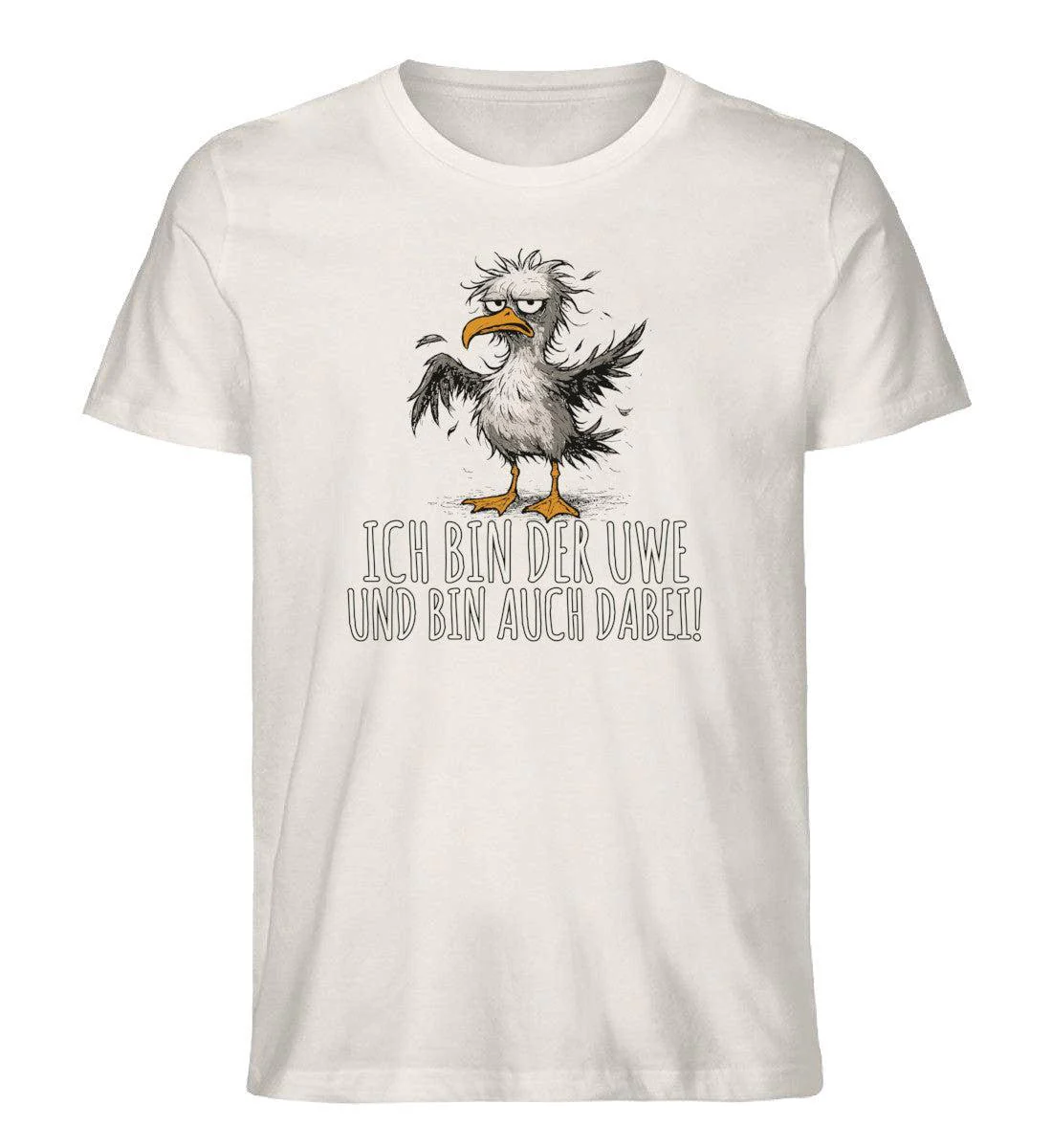 Ich bin der Uwe und bin auch dabei · Herren Premium Bio T-Shirt - Image 4