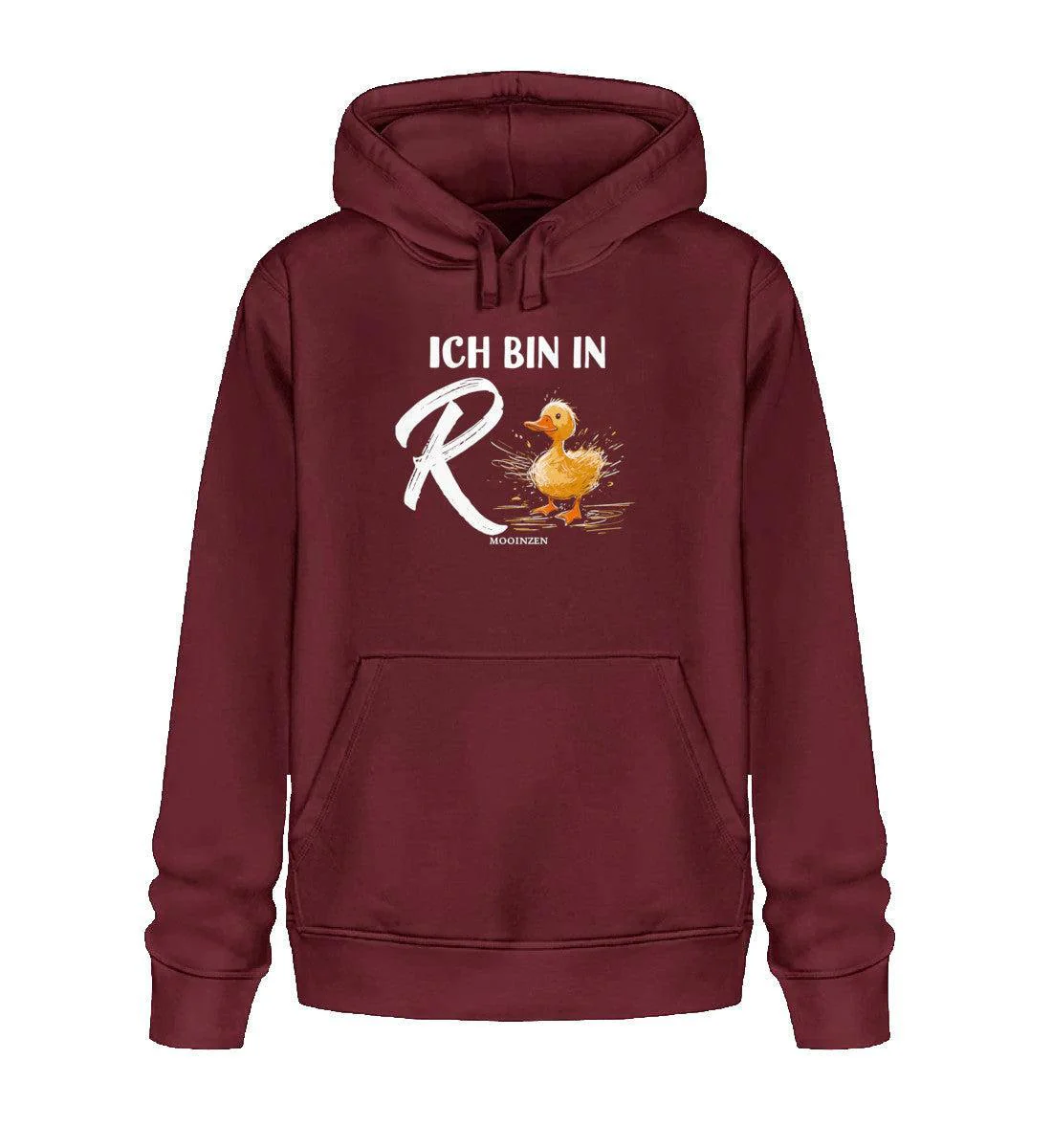 Ich bin in Rente Ente  · Unisex Bio Hoodie - Image 2