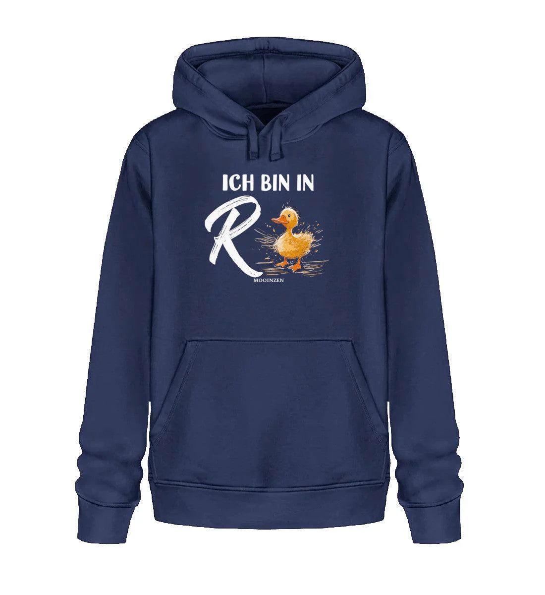 Ich bin in Rente Ente  · Unisex Bio Hoodie - Image 3