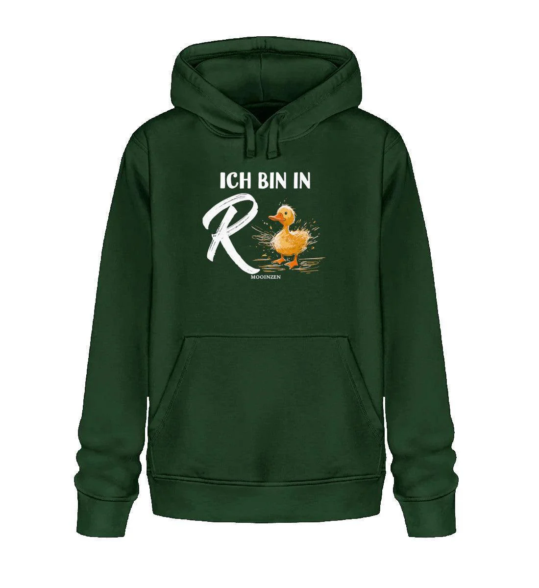 Ich bin in Rente Ente  · Unisex Bio Hoodie - Image 4