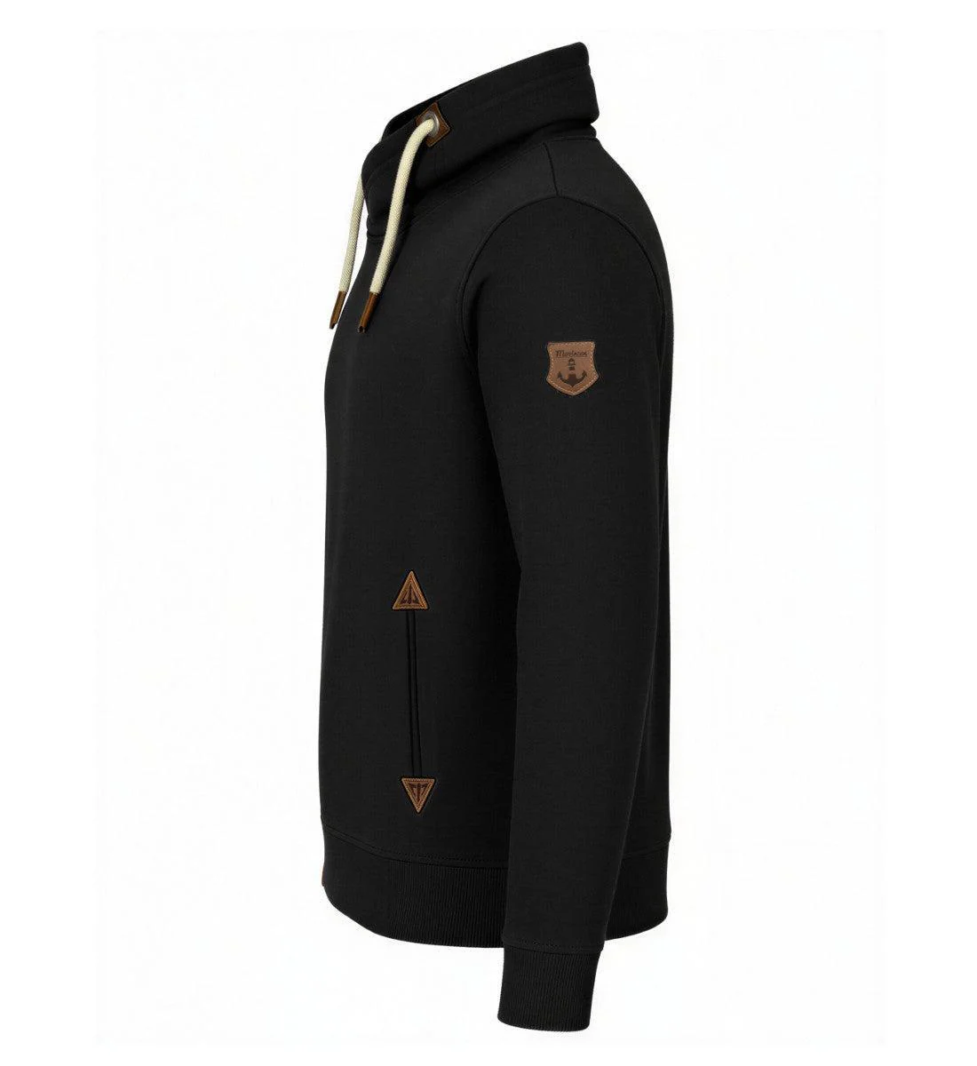 Ich bin in Rente · Unisex Bio Schalkragen Sweatshirt (ohne Kapuze) - Image 6