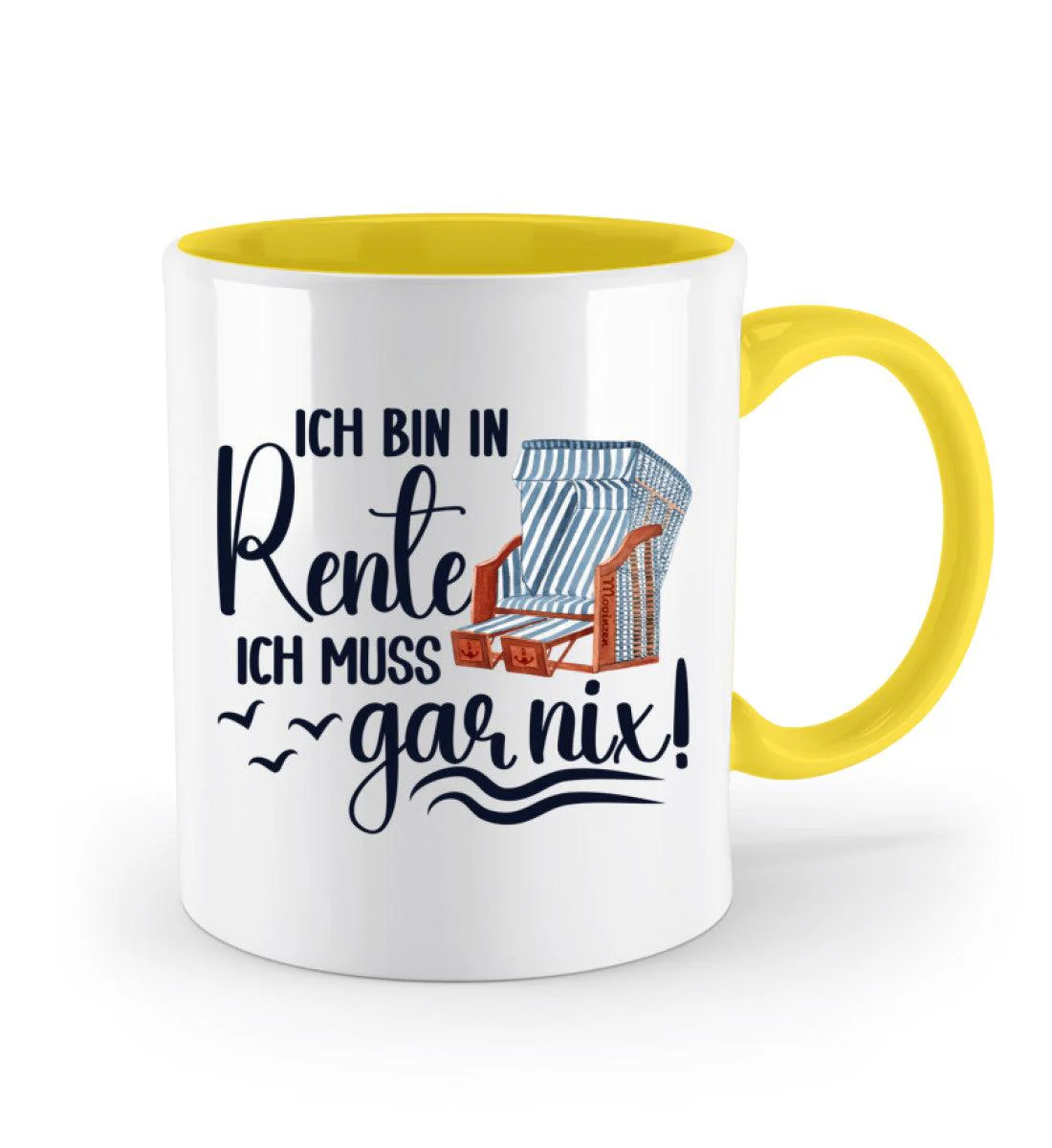 Ich bin in Rente · Keramiktasse Zweifarbig - Image 11