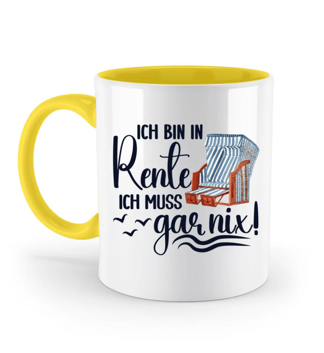 Ich bin in Rente · Keramiktasse Zweifarbig - Image 5