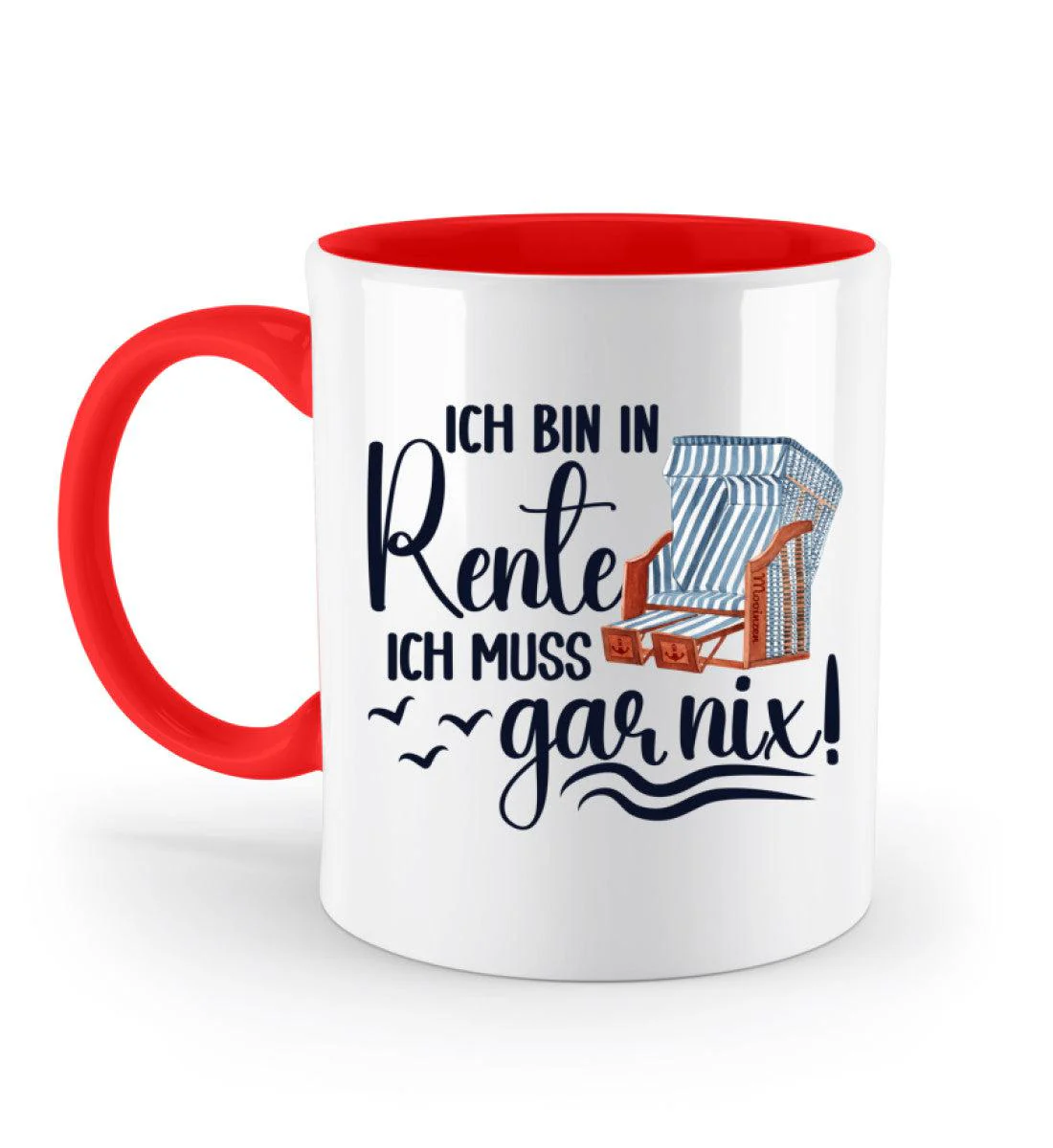 Ich bin in Rente · Keramiktasse Zweifarbig - Image 6