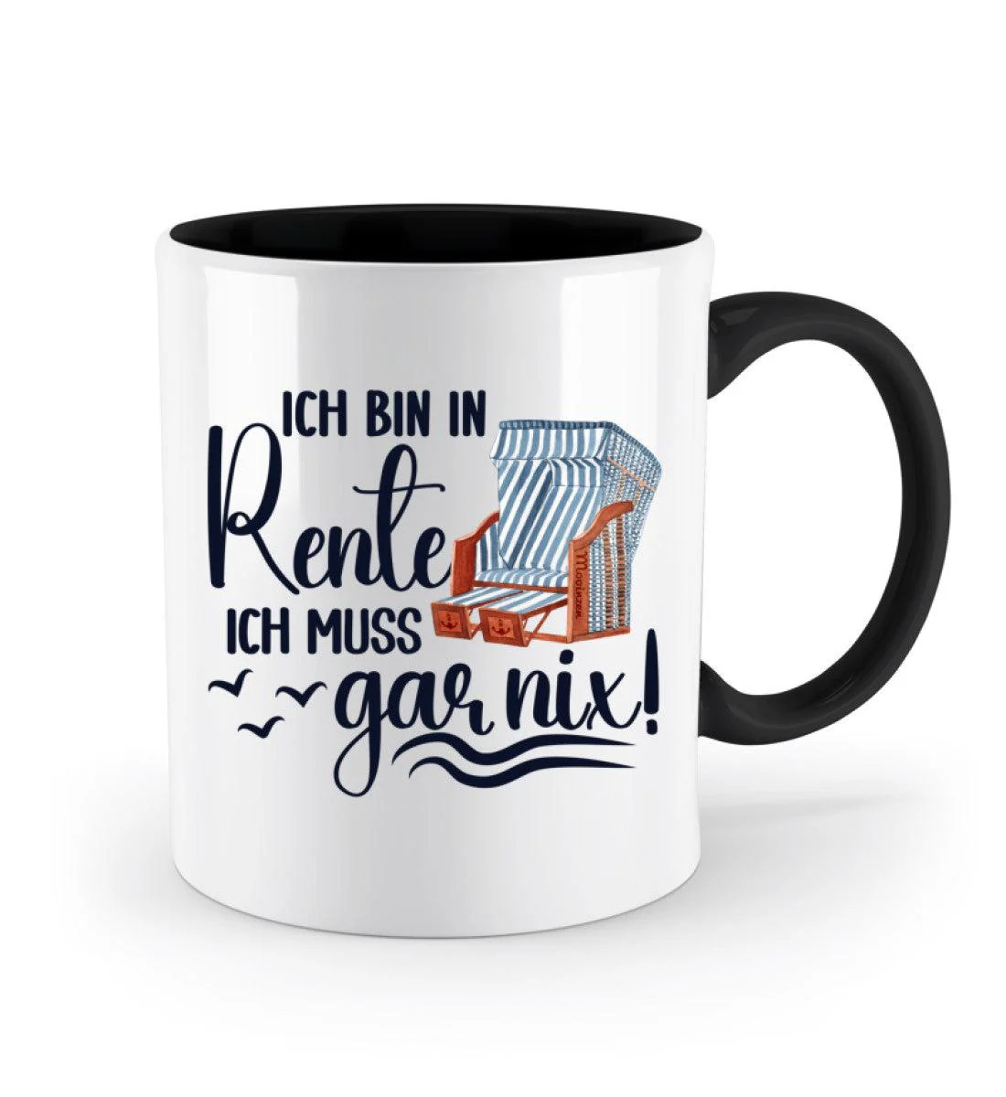 Ich bin in Rente · Keramiktasse Zweifarbig - Image 7