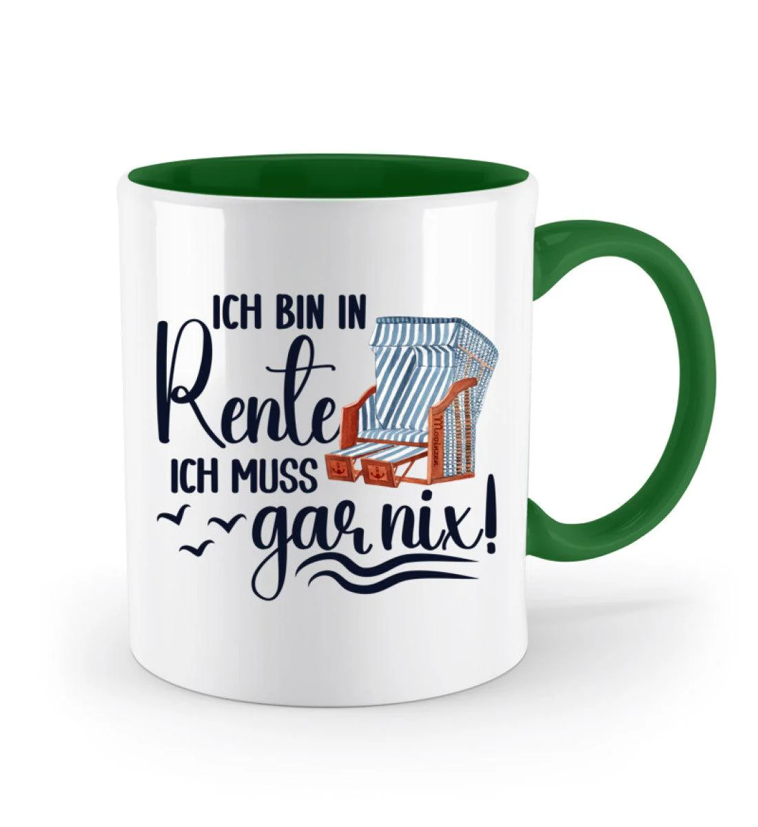 Ich bin in Rente · Keramiktasse Zweifarbig - Image 9