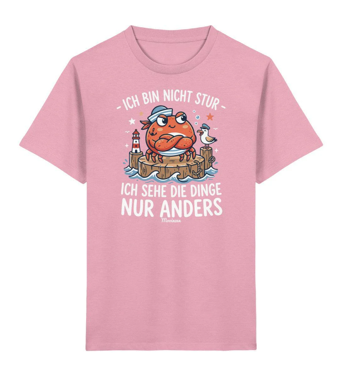 Ich bin nicht stur · Kinder Premium Bio T-Shirt - Image 4