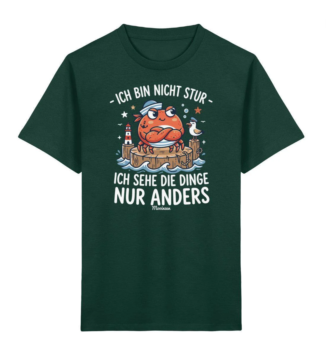 Ich bin nicht stur · Kinder Premium Bio T-Shirt - Image 5
