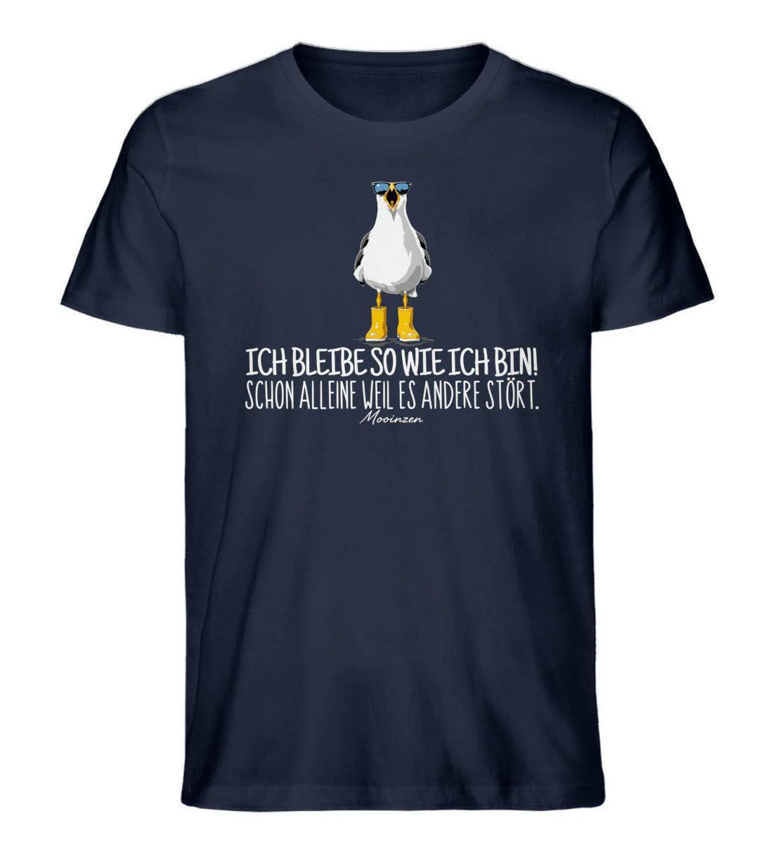 Ich bleibe so wie ich bin! · Herren Premium Bio T-Shirt - Image 3