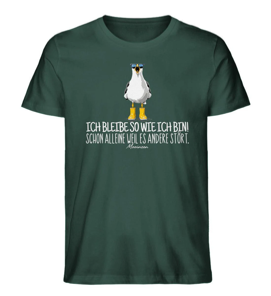Ich bleibe so wie ich bin! · Herren Premium Bio T-Shirt - Image 5