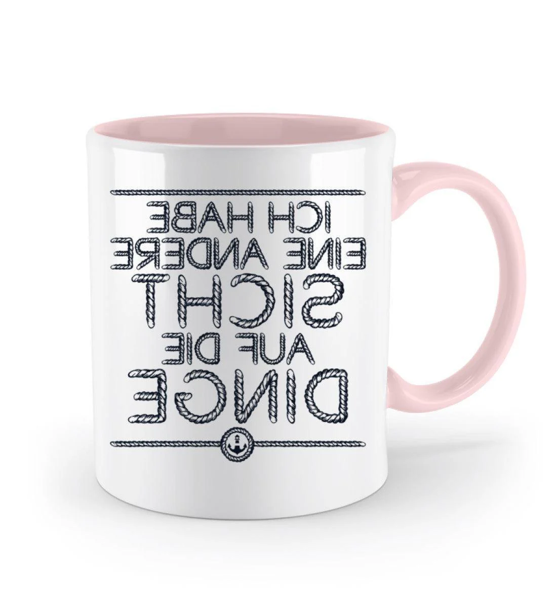 Ich habe eine andere Sicht auf die Dinge · Keramiktasse Zweifarbig - Image 10