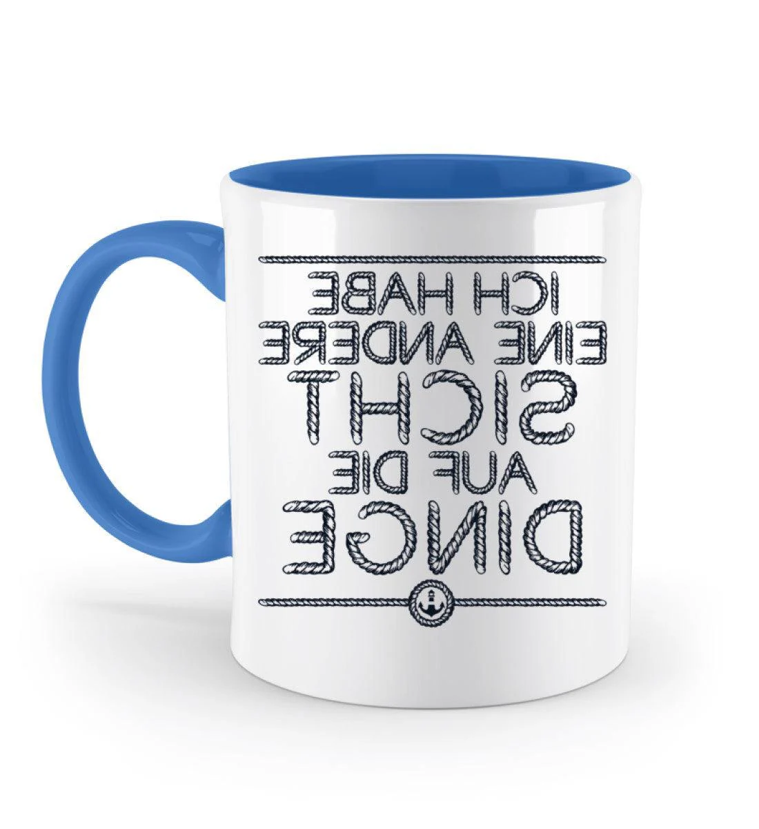 Ich habe eine andere Sicht auf die Dinge · Keramiktasse Zweifarbig - Image 6