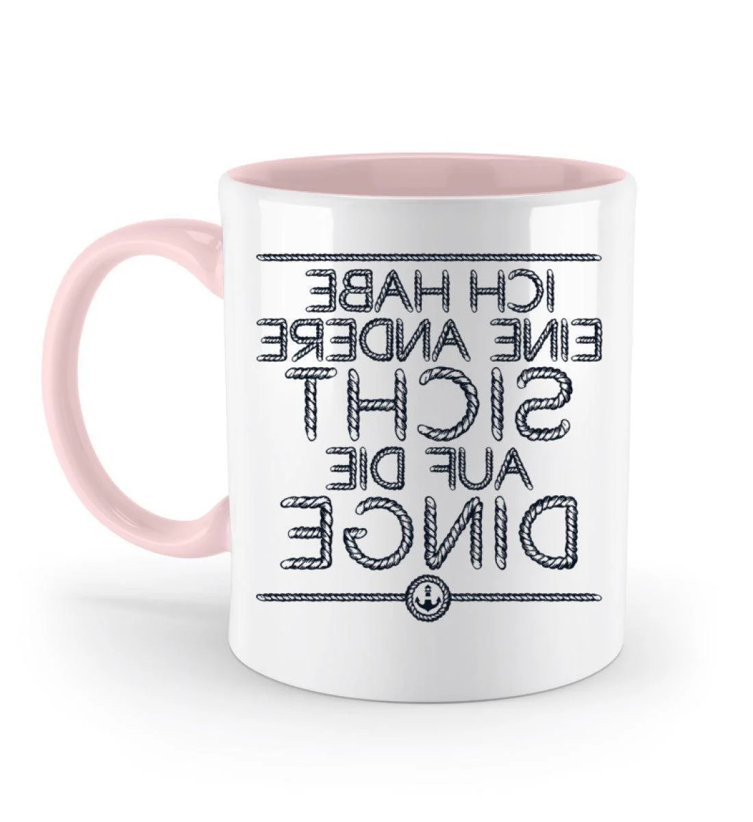 Ich habe eine andere Sicht auf die Dinge · Keramiktasse Zweifarbig - Image 9