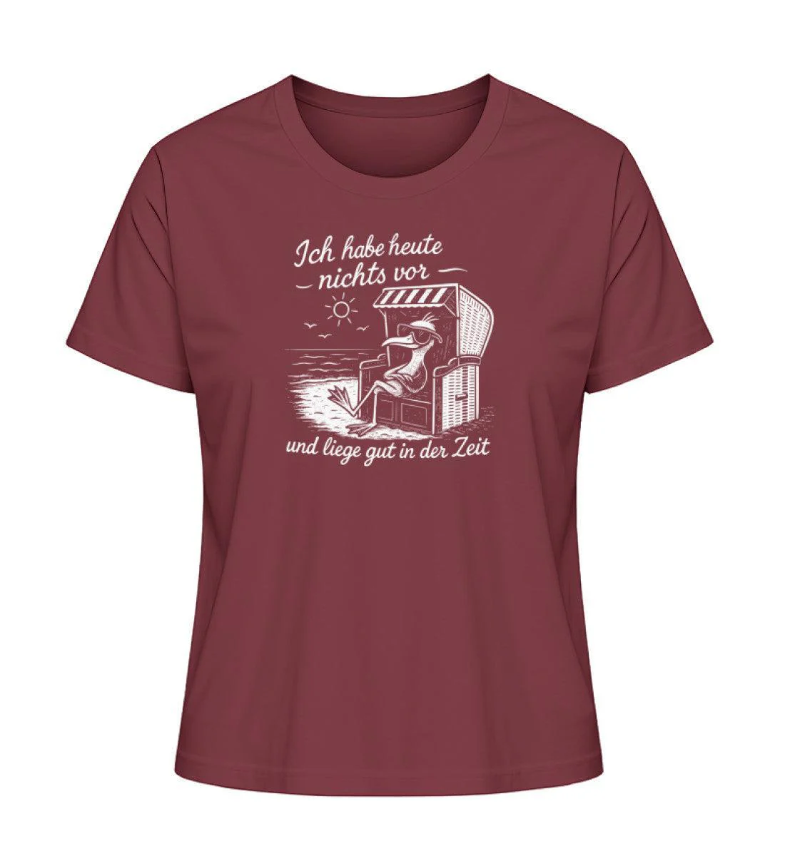 Ich habe heute nichts vor · Damen Premium Bio T-Shirt 2.0 - Image 4
