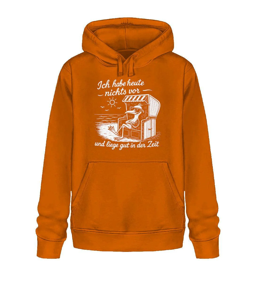 Ich habe heute nichts vor · Unisex Bio Hoodie - Image 5