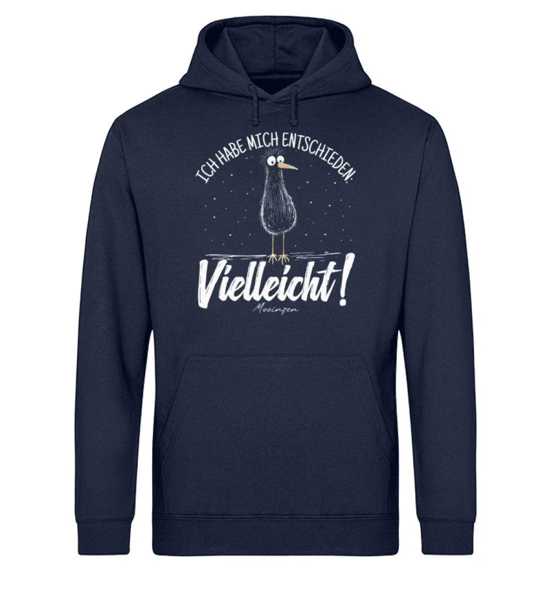 Ich habe mich entschieden vielleicht · Unisex Bio Hoodie - Image 2