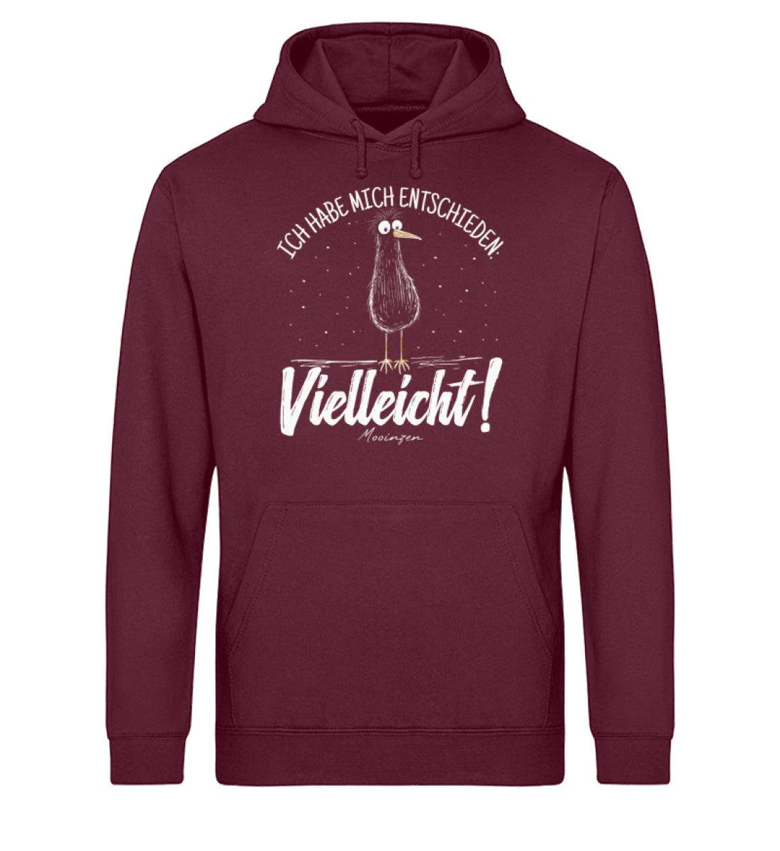 Ich habe mich entschieden vielleicht · Unisex Bio Hoodie - Image 3