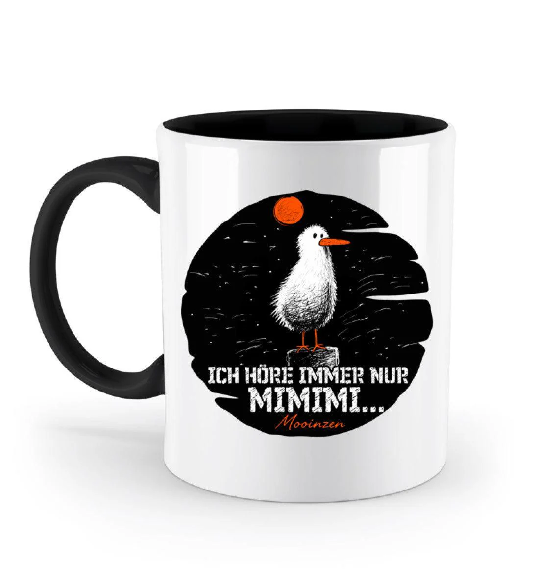 Ich höre immer nur · Keramiktasse Zweifarbig - Image 2
