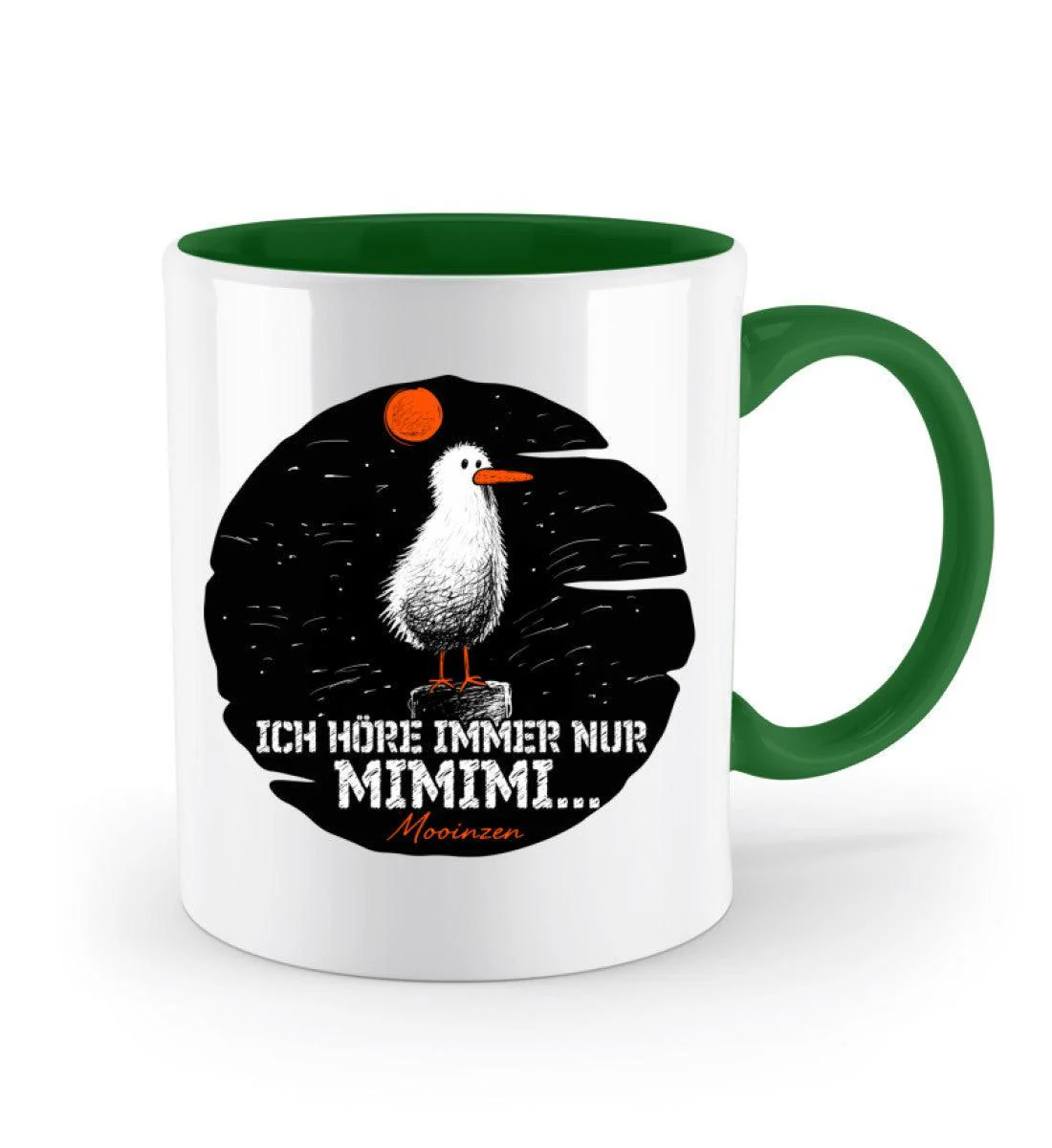 Ich höre immer nur · Keramiktasse Zweifarbig - Image 3