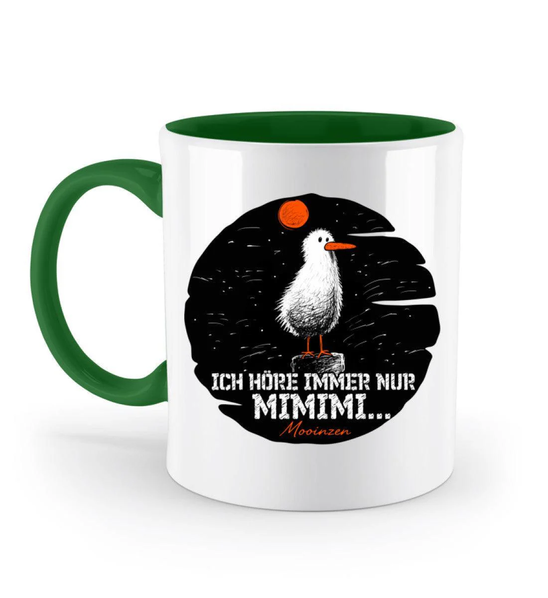 Ich höre immer nur · Keramiktasse Zweifarbig - Image 4