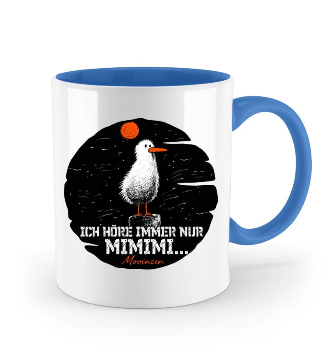 Ich höre immer nur · Keramiktasse Zweifarbig - Image 5