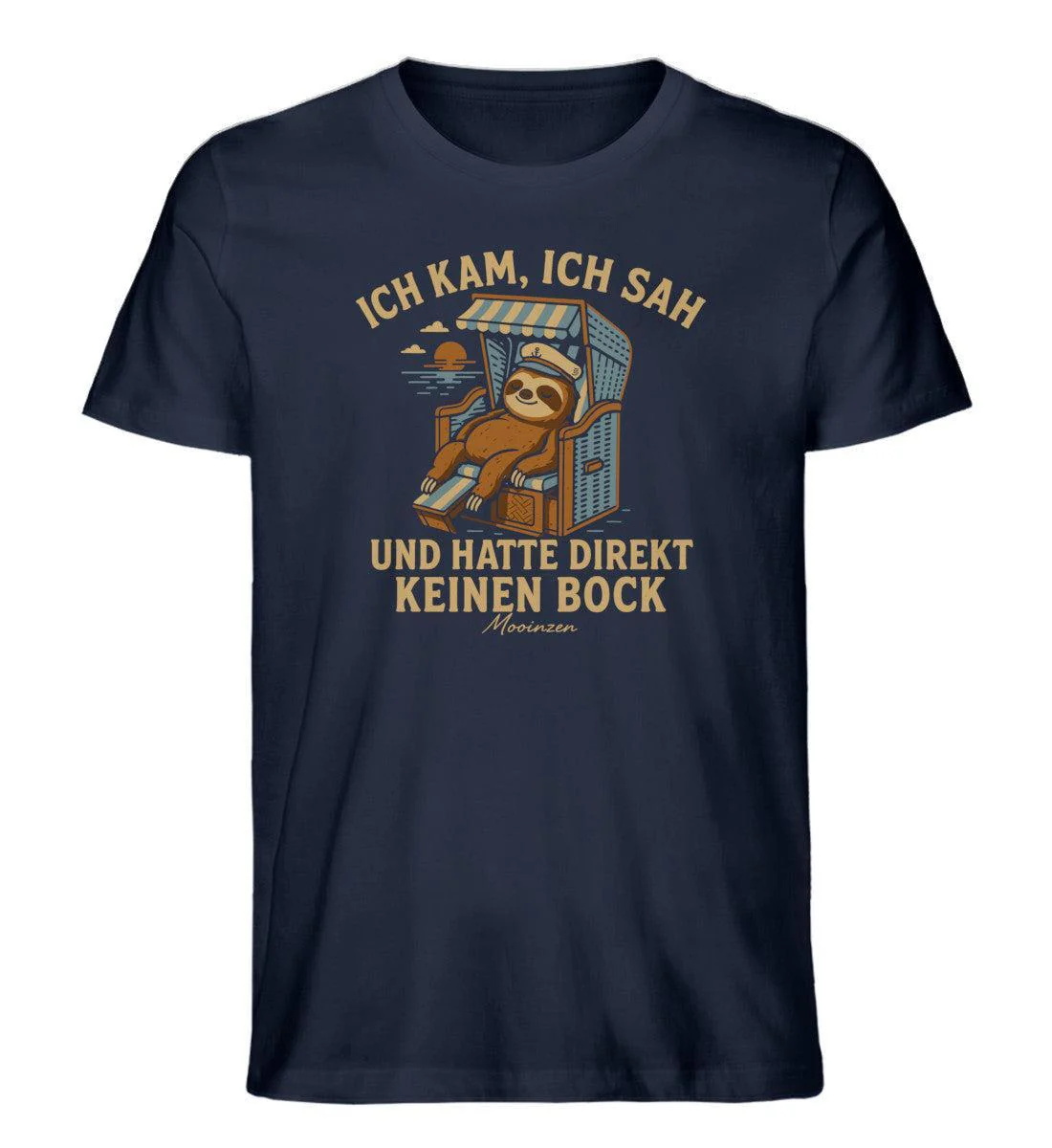 Ich kam, ich sah und hatte direkt keinen Bock · Herren Premium Bio T-Shirt - Image 2