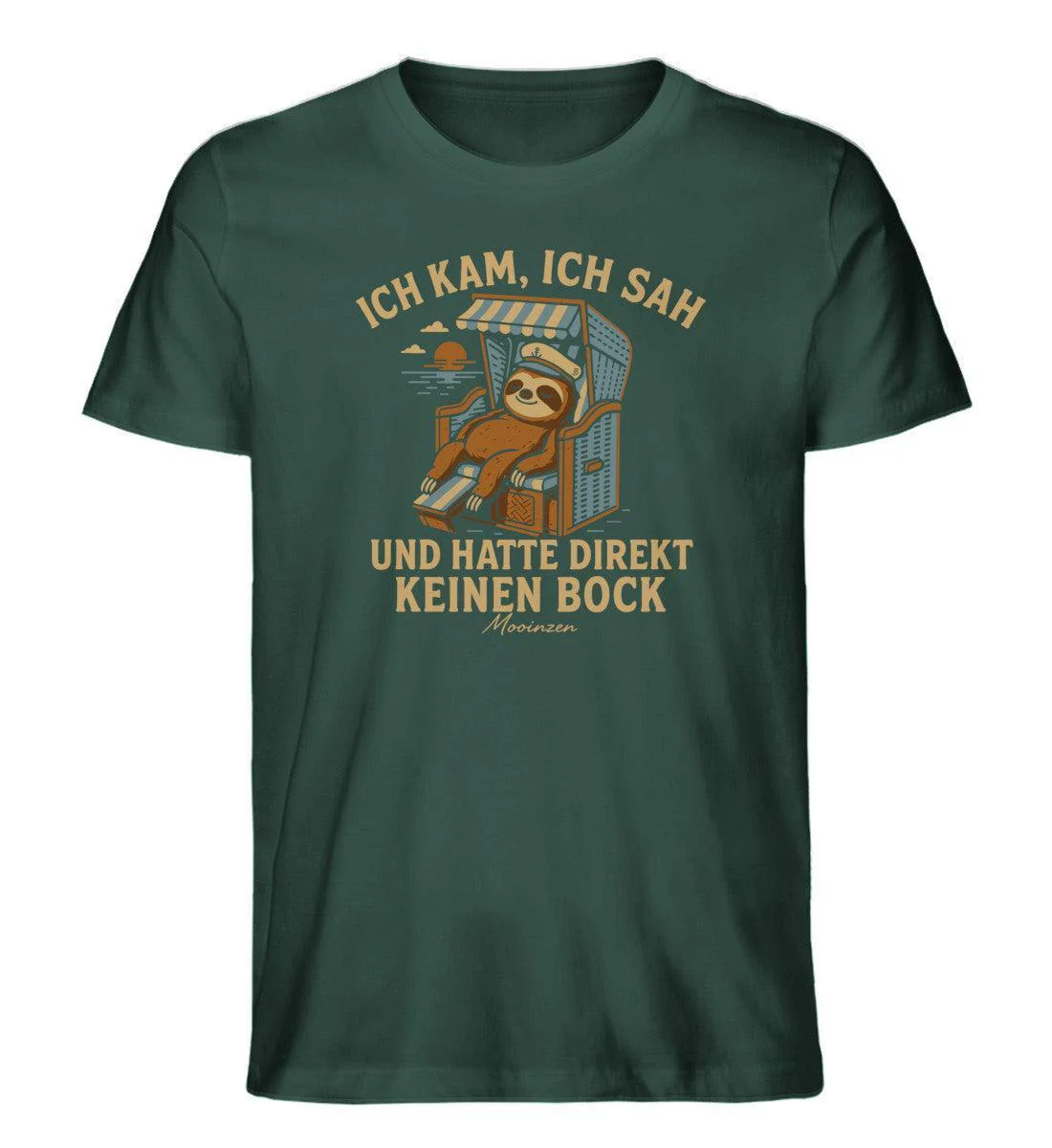 Ich kam, ich sah und hatte direkt keinen Bock · Herren Premium Bio T-Shirt - Image 3
