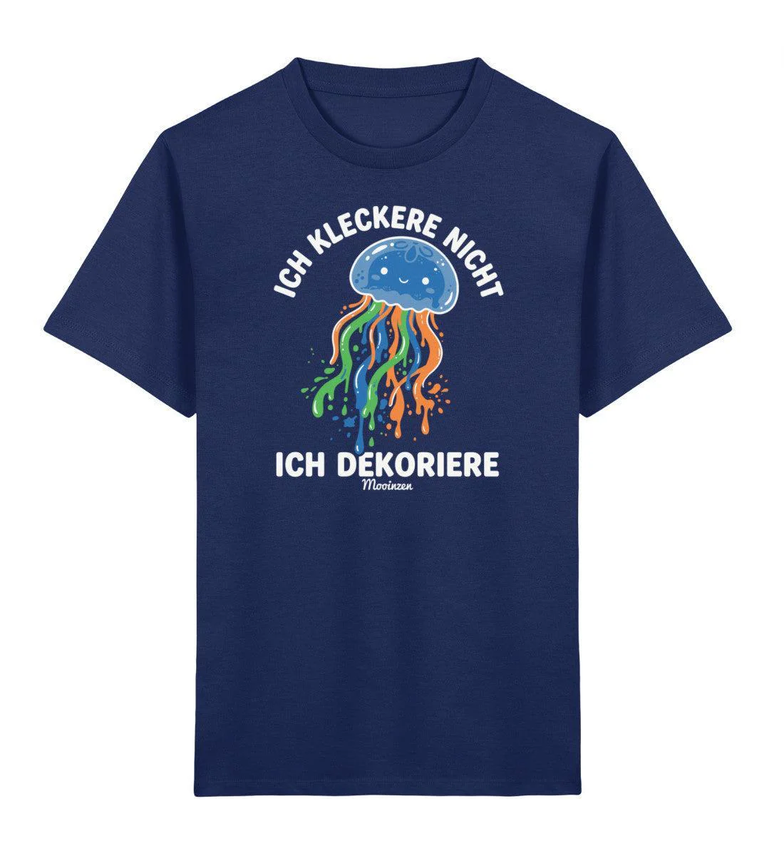 Ich kleckere nicht ich dekoriere · Kinder Premium Bio T-Shirt - Image 3