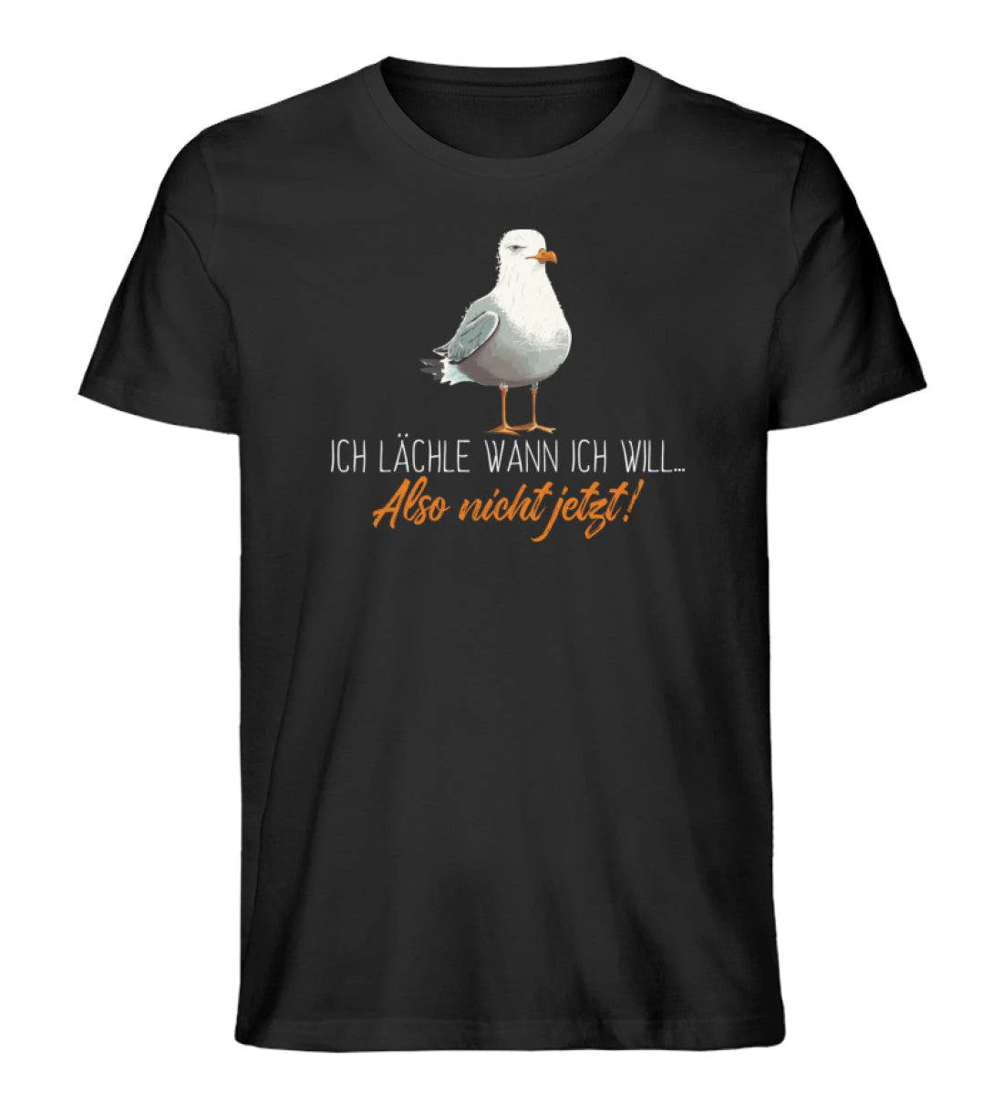 Ich lächle wann ich will · Herren Premium Bio T-Shirt