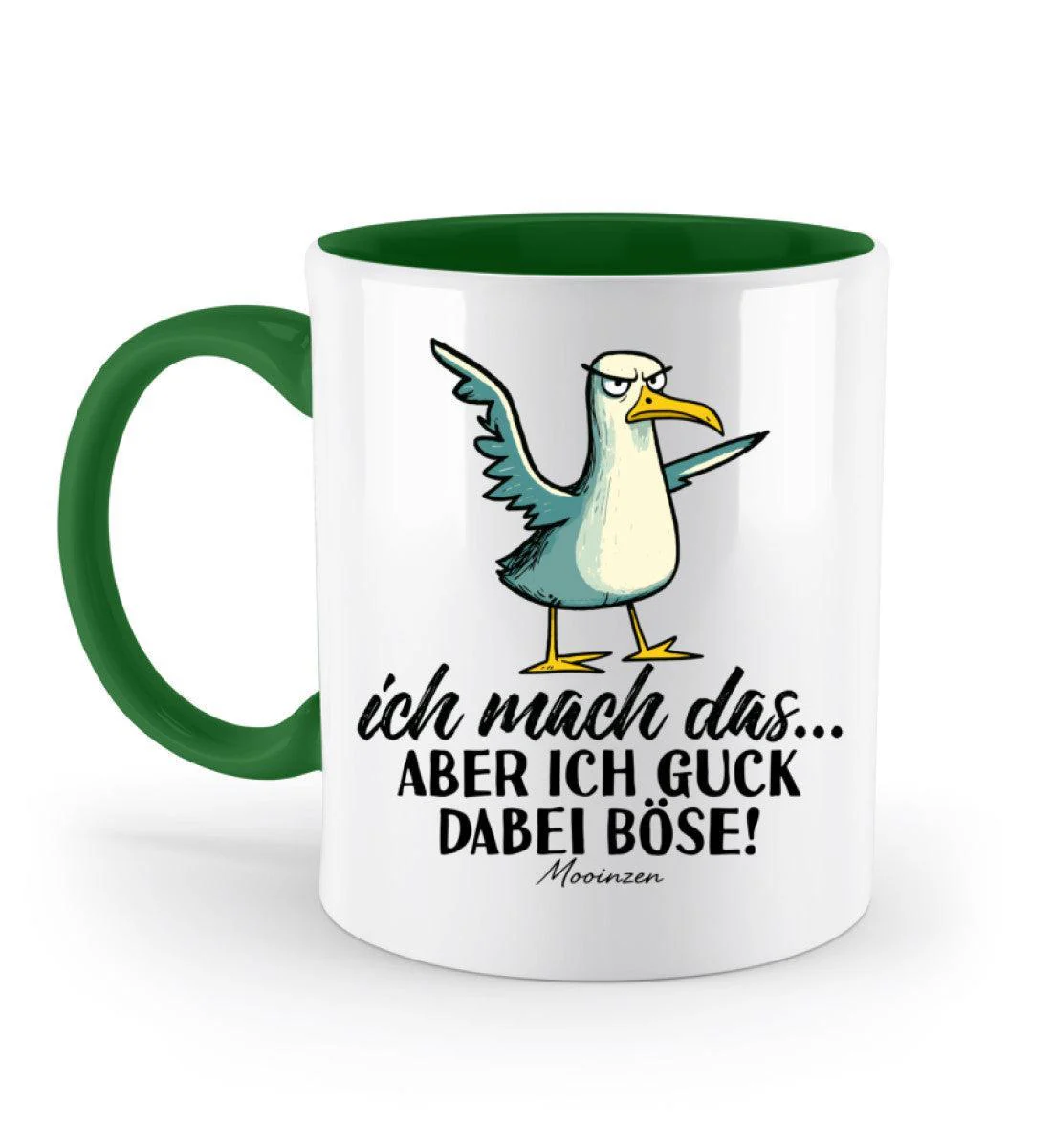 Ich mach das... guck aber böse · Keramiktasse Zweifarbig - Image 4