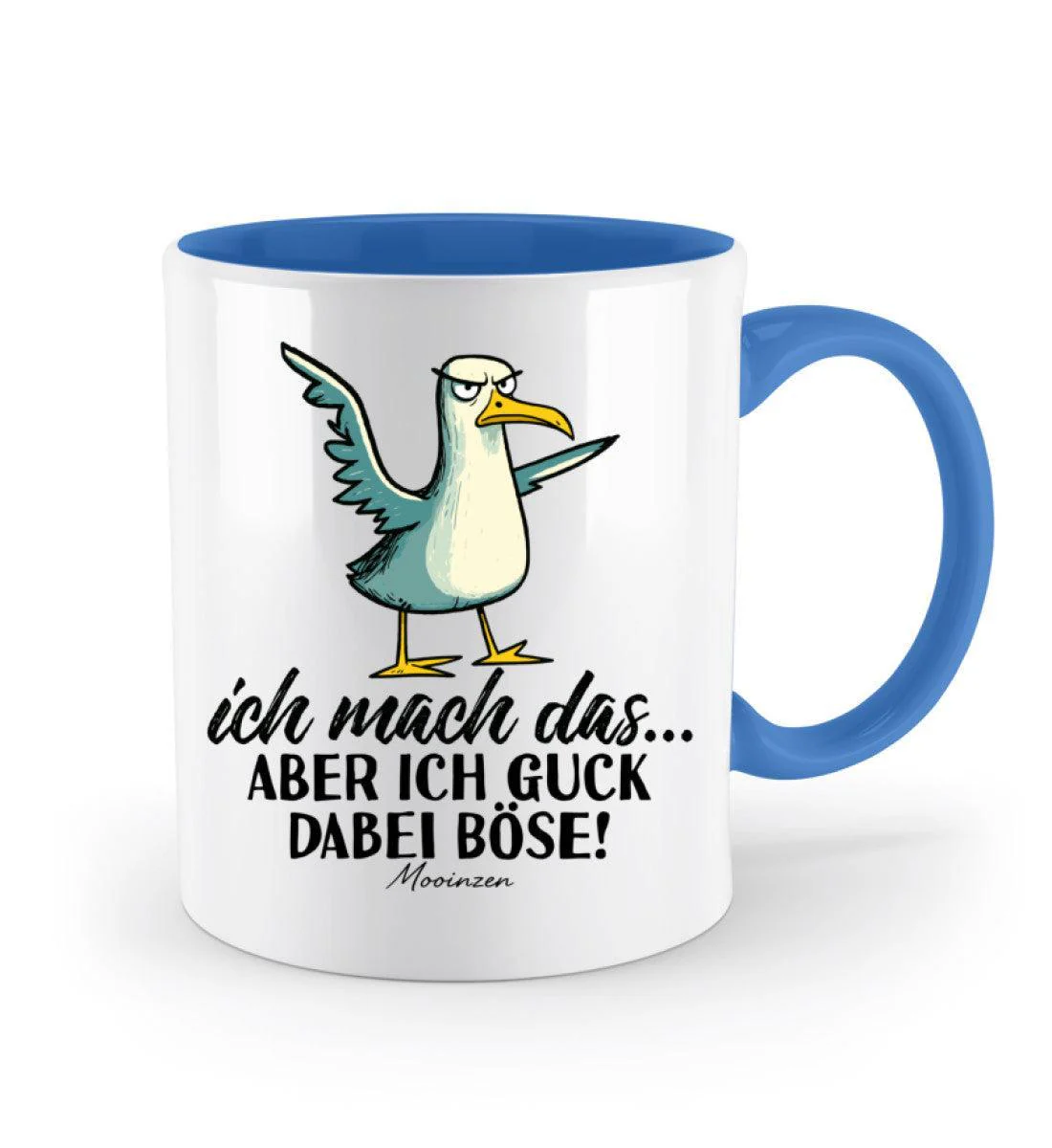 Ich mach das... guck aber böse · Keramiktasse Zweifarbig - Image 5