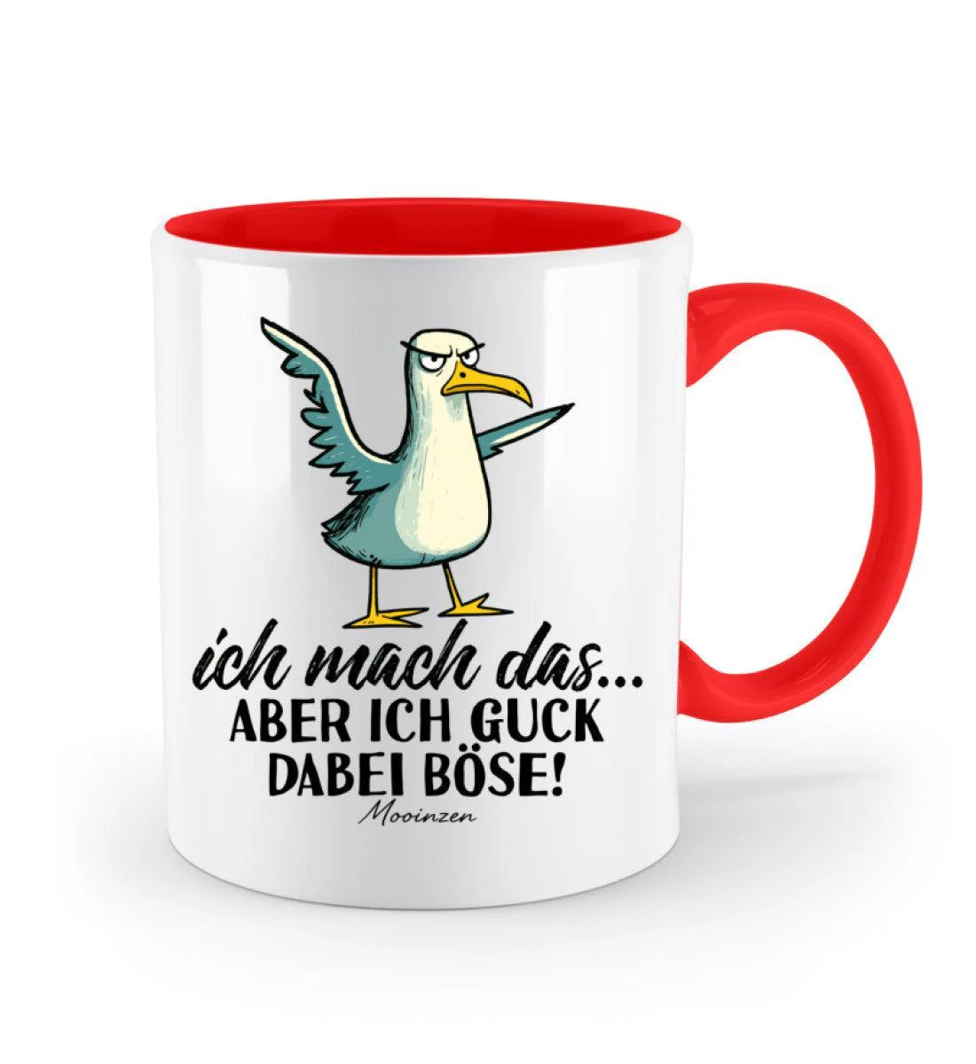 Ich mach das... guck aber böse · Keramiktasse Zweifarbig - Image 7