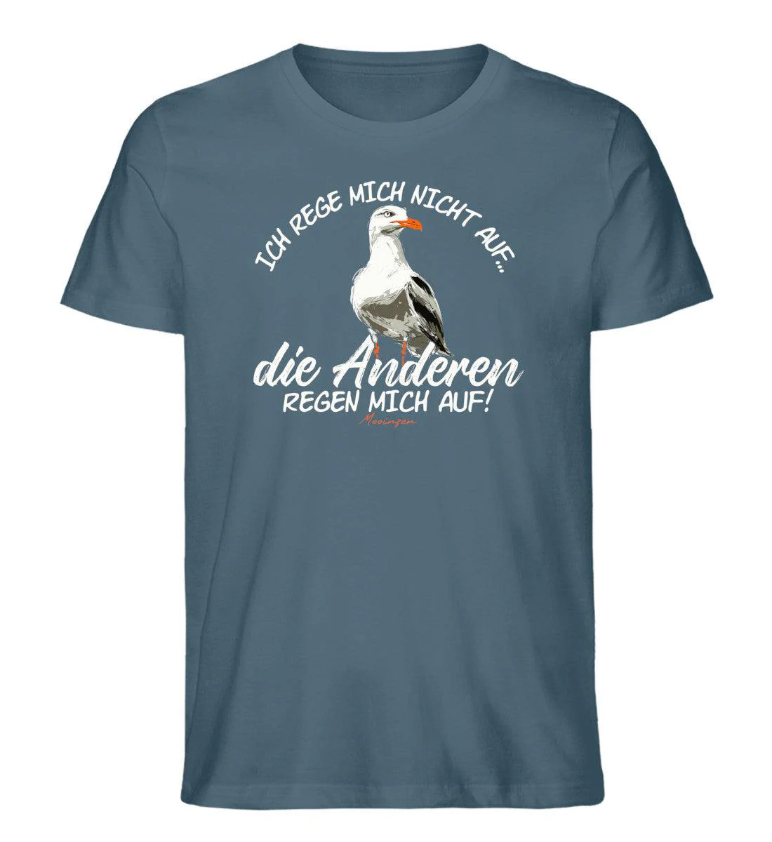 Ich rege mich nicht auf.. · Herren Premium Bio T-Shirt - Image 3