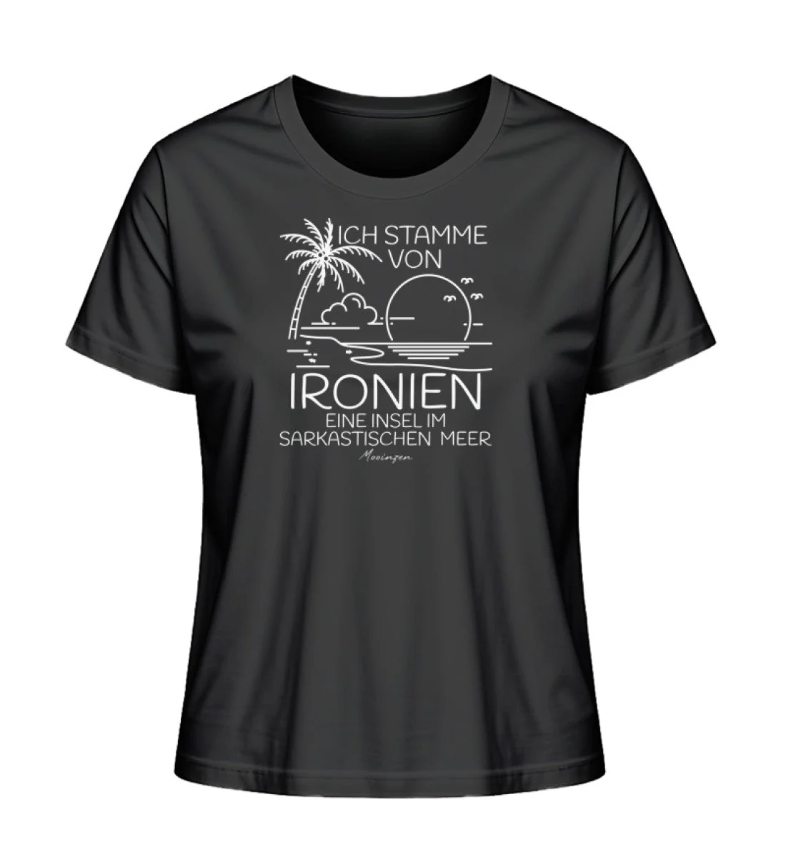 Ich stamme von Ironien Sarkastischen Meer · Damen Premium Bio T-Shirt 2.0