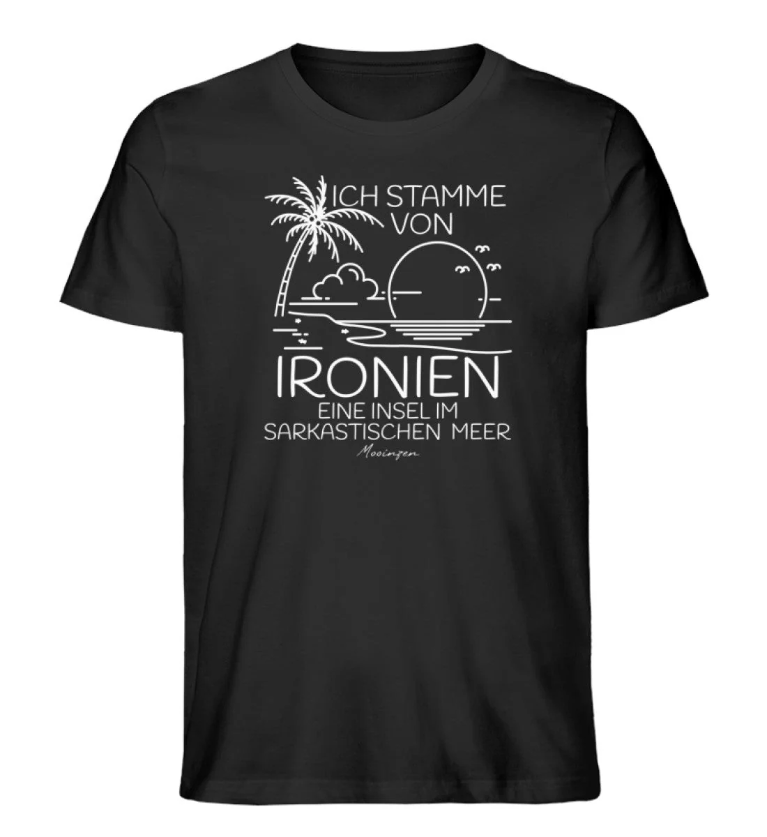 Ich stamme von Ironien Sarkastischen Meer · Herren Premium Bio T-Shirt