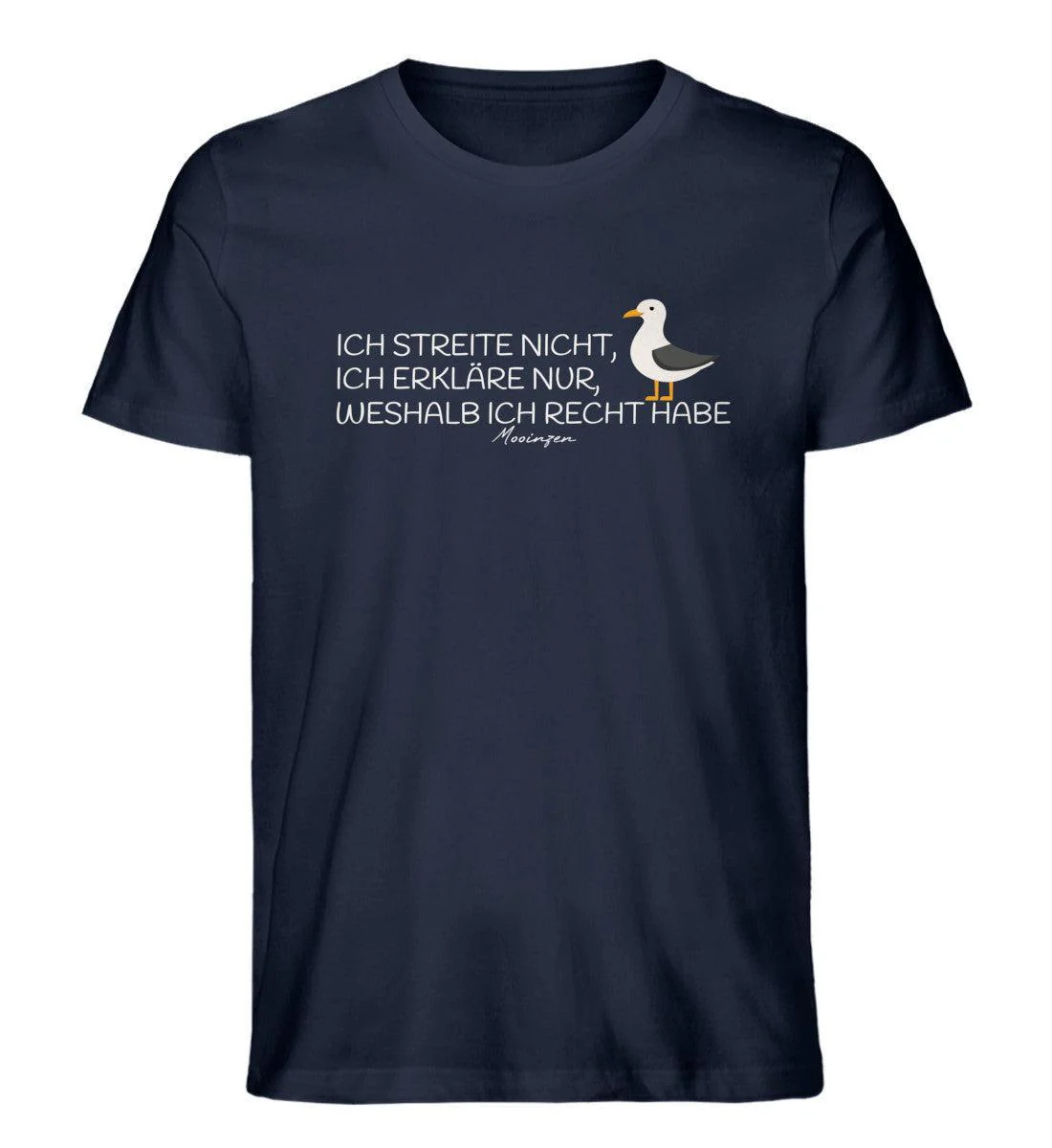 Ich streite nicht, ich habe recht · Herren Premium Bio T-Shirt - Image 2
