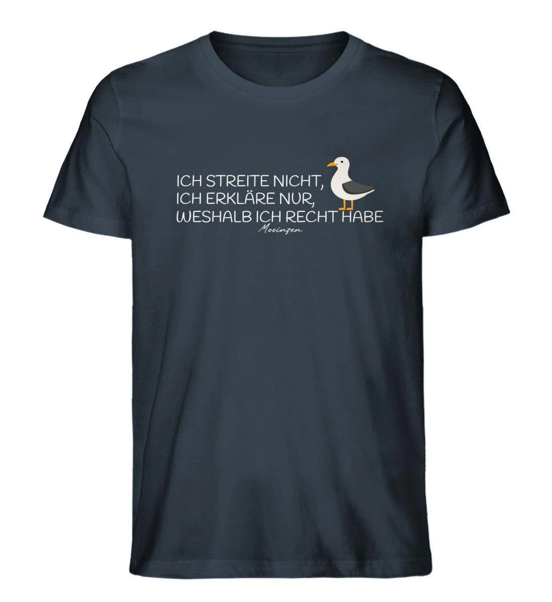 Ich streite nicht, ich habe recht · Herren Premium Bio T-Shirt - Image 5