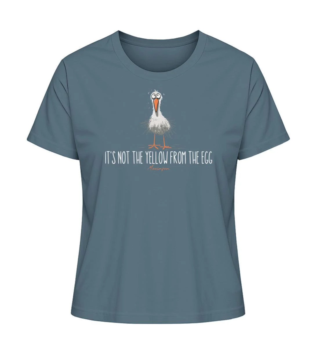 Its not the Yellow from the Egg! · Damen Premium Bio T-Shirt 2.0 - Image 4