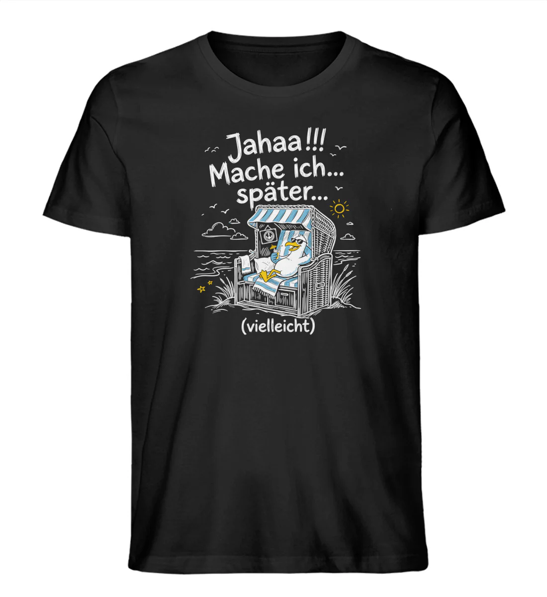 Jahaa!!! Mache ich... später... vielleicht · Herren Premium Bio T-Shirt