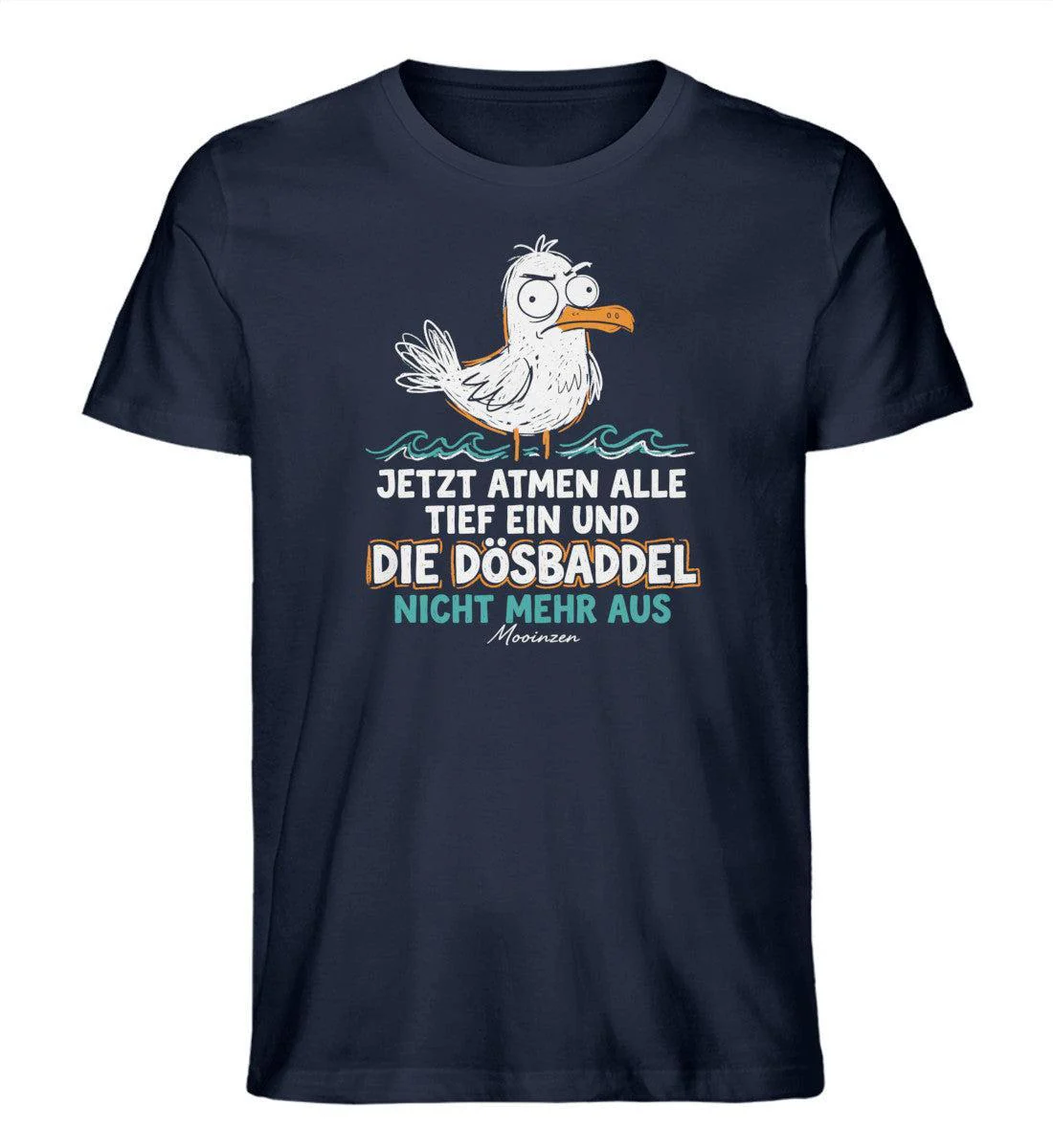 Jetzt atmen alle ein, Dösbaddel nicht mehr aus · Herren Premium Bio T-Shirt - Image 2
