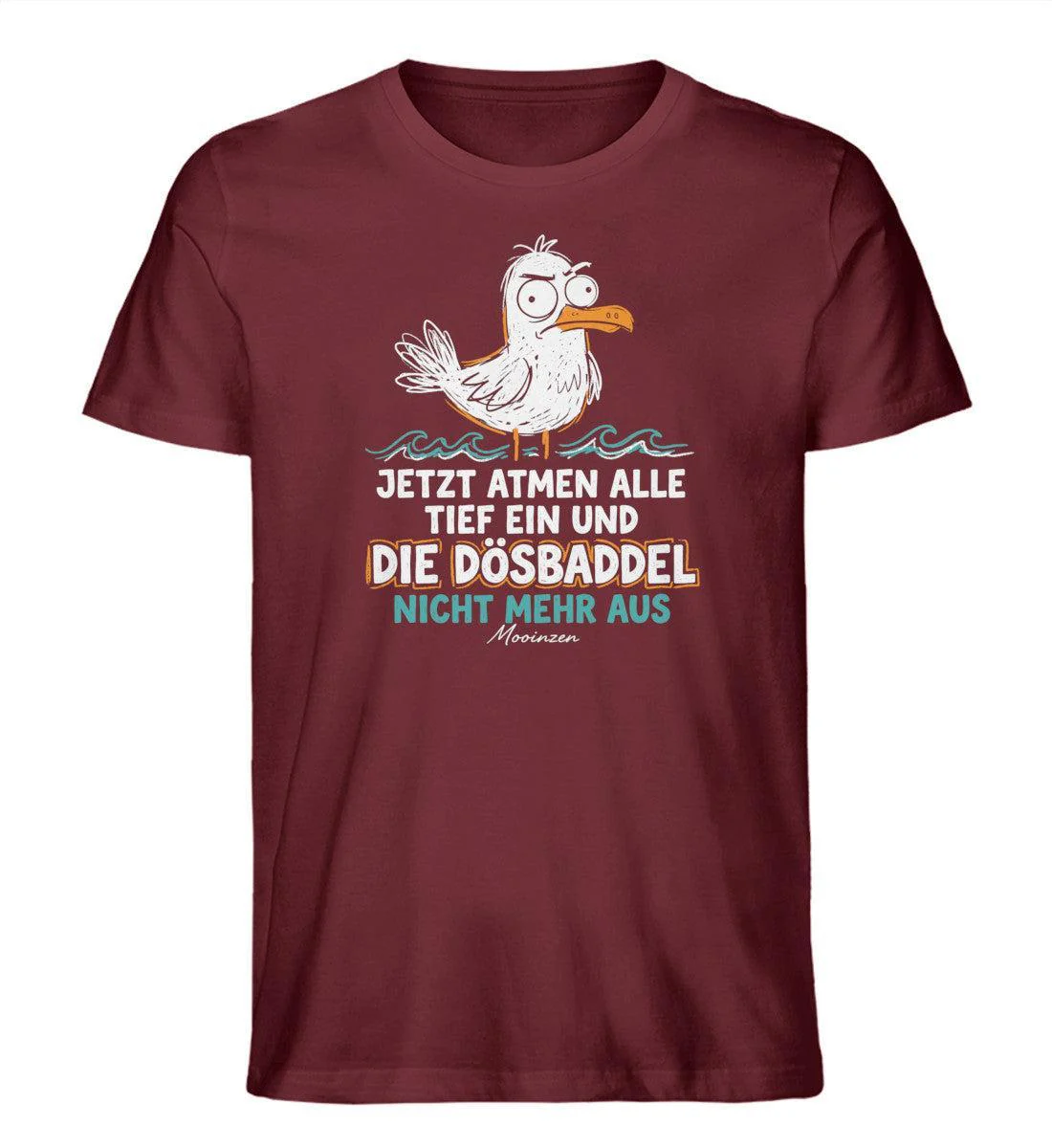 Jetzt atmen alle ein, Dösbaddel nicht mehr aus · Herren Premium Bio T-Shirt - Image 5