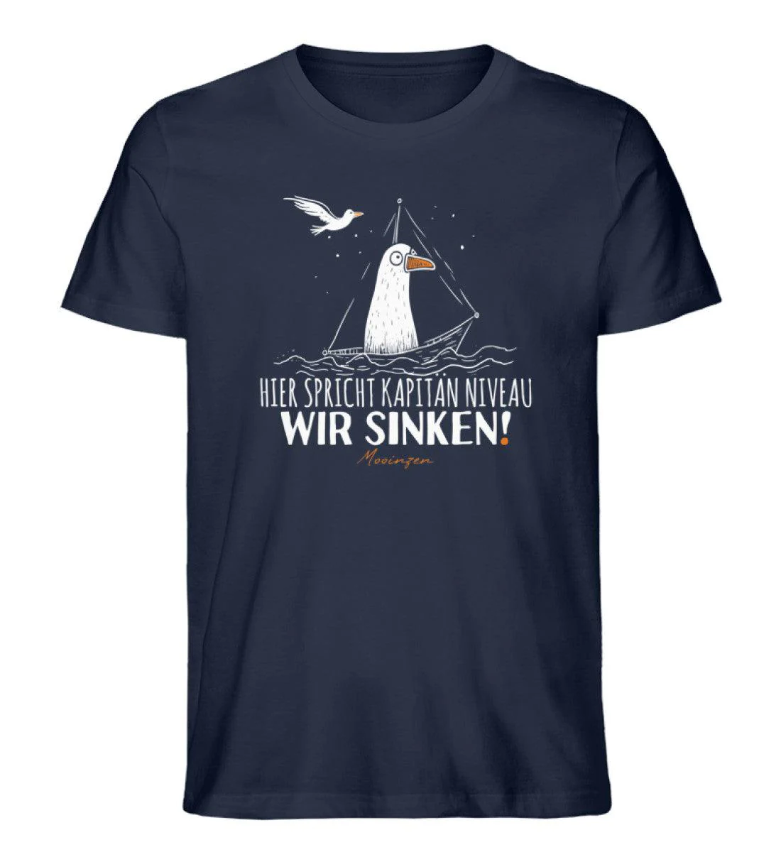 Kapitän Niveau wir sinken · Herren Premium Bio T-Shirt - Image 2