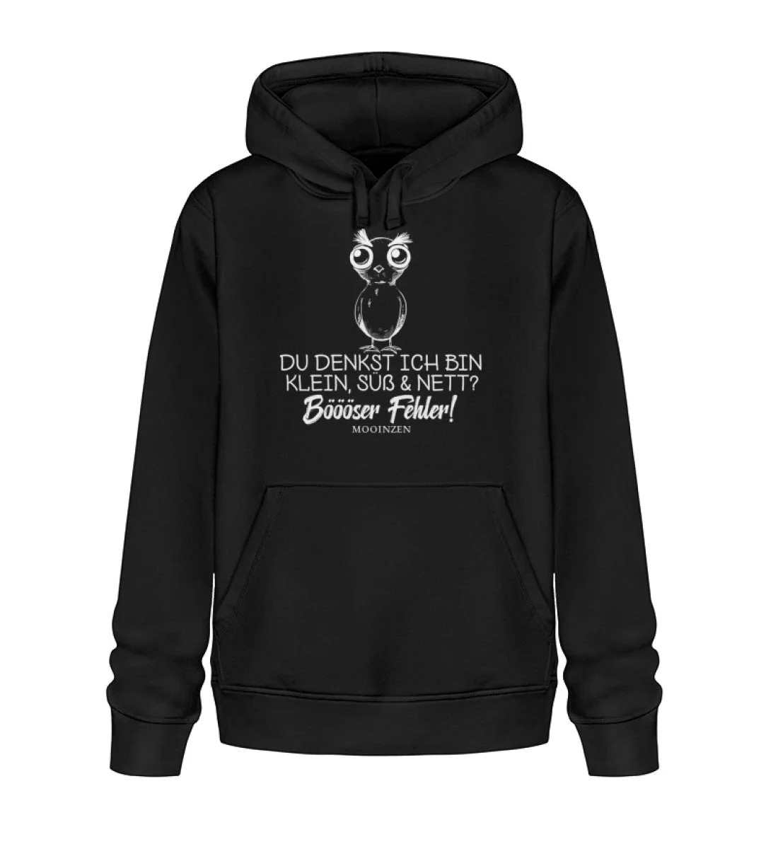 Klein, süß & nett böööser fehler · Unisex Bio Hoodie