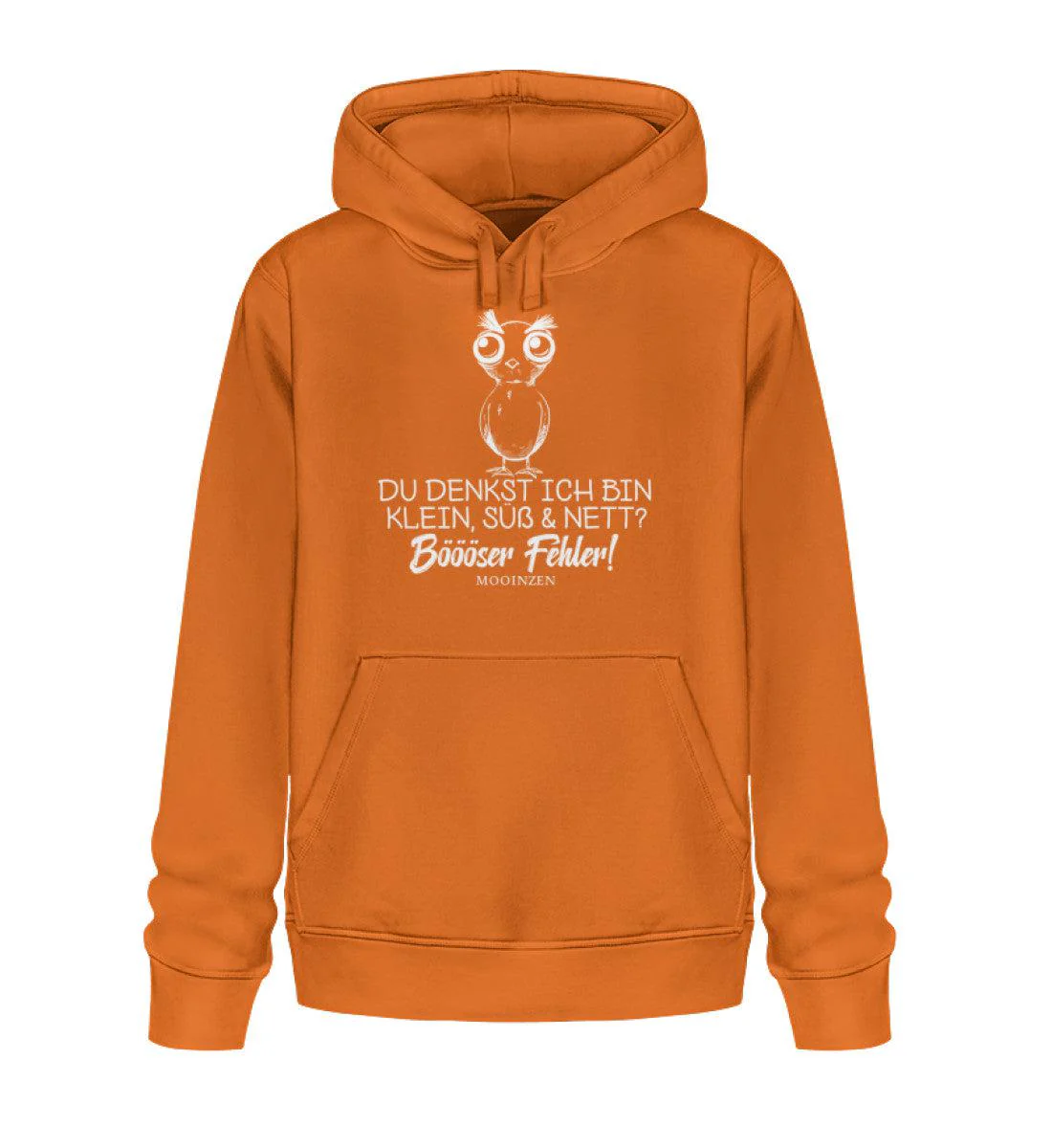 Klein, süß & nett böööser fehler · Unisex Bio Hoodie - Image 5