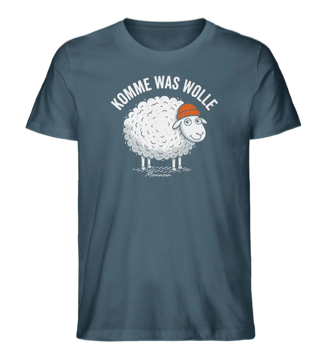 Komme was wolle · Herren Premium Bio T-Shirt - Image 3