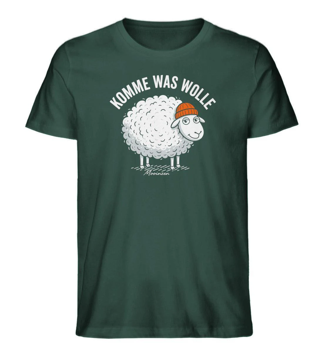 Komme was wolle · Herren Premium Bio T-Shirt - Image 4