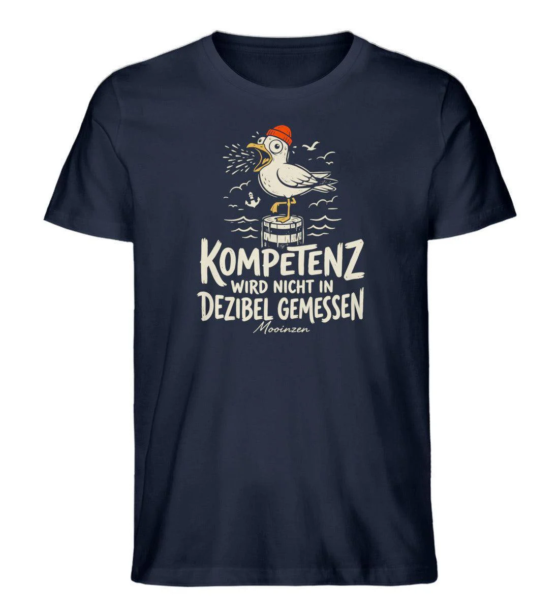 Kompetenz wird nicht in Dezibel gemessen · Herren Premium Bio T-Shirt - Image 2
